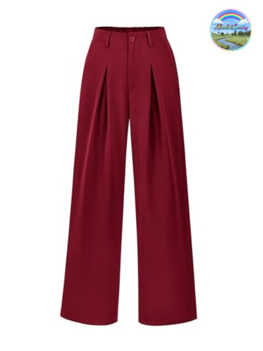 Women's High Waisted Wide Leg Palazzo Dress Pants Business Casual Pleated